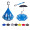Reversible Inverted Umbrella With C-Shape Handle