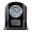 Black and Silver Piano Finish Desk Clock