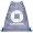 Satin Reversible Drawstring Backpack