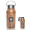 30 oz. Large Wood Coated Stainless Steel Water Bottles