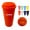 16oz Double layer plastic Macron color coffee cup