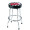 Single Ring Bar Stool With Steel Frame And Swivel Seat