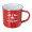 11.8 oz. Enamel Mug with Stainless Steel Rim with Steel C...