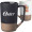 17 oz. Two-Tone Ceramic Mugs with Speckled Glaze