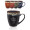 17 oz. Water Color Drip Ceramic Mug