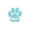 Paw Print Shaped Car Magnet