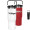 Insulated Stainless Steel Tumbler w/Straw handle lid