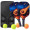 Fiberglass Pickleball Paddle & Ball Set w/ EVA Bag