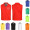 Unisex Polyester Work Vest with Zipper and Pockets