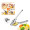 Manual Stainless Steel lemon Clip. MOQ 100PCS