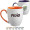16 oz. Miami Two-Tone Bistro Custom Ceramic Mugs