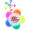 Flower Shaped Multi-Color Highlighters