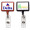 Jumbo Rectangle Custom Badge Reels w/ Belt Clip backing