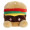 5" Hamburger Bean Bag Line Plush Toy Stuffed Animal