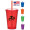 USA Made 16 oz Travel Mugs Tumbler with Lid and Straw