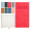 PU Leather A6 Business Notebook With Ribbon Bookmarks