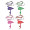 Flamingo Shaped Aluminum Bottle Opener with Carabiner
