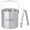 1.3 L Double Walled Stainless Steel Ice Bucket