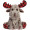 9" Buffalo Plaid Moose