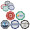 11.5 g Striped Poker Chips