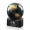 Marble Globe on Crescent Base - Black