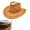 Faux Leather Cowboy Hat