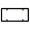 Garyline® Full-View License Plate Frame