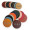 4" PU Leather Coaster Heat Resistant Custom Desk Pad