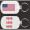 PVC Key Holder with American Flag