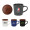 16 Oz. Ceramic Mug with Lid/Coaster