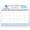 Memo Board Calendar w/ Mag