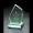 Rosetta Jade Glass Large Award