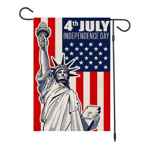 Garden Flag Independence Day Yard Outdoor Decoration
