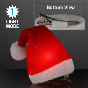 Blinky Mini Santa Hat Hair Clip