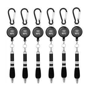 iTAGL Smart NFC Digital Business Carabiner Badge Reel Pen
