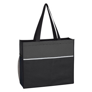 Non-Woven Wave Design Tote Bag