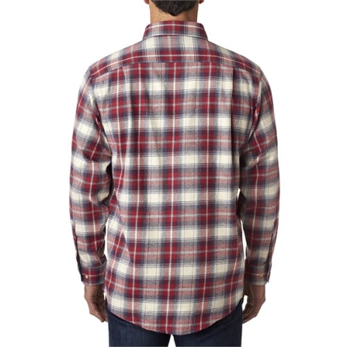Backpacker Men's Tall Yarn-Dyed Flannel Shirt