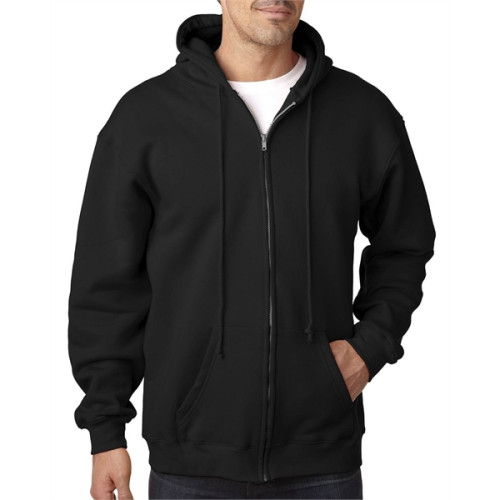 Adult 9.5oz., 80% cotton/20% polyester Full-Zip Hooded Sw...