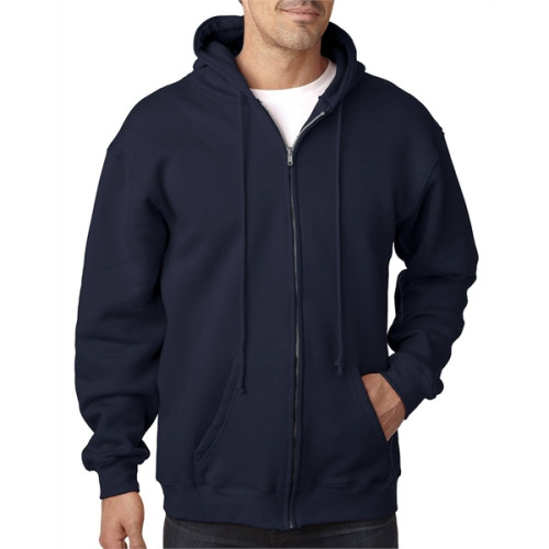 Adult 9.5oz., 80% cotton/20% polyester Full-Zip Hooded Sw...