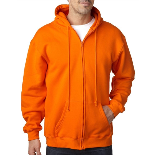 Adult 9.5oz., 80% cotton/20% polyester Full-Zip Hooded Sw...