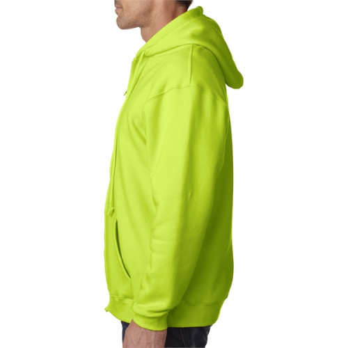 Adult 9.5oz., 80% cotton/20% polyester Full-Zip Hooded Sw...