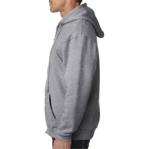 Adult 9.5oz., 80% cotton/20% polyester Full-Zip Hooded Sw...