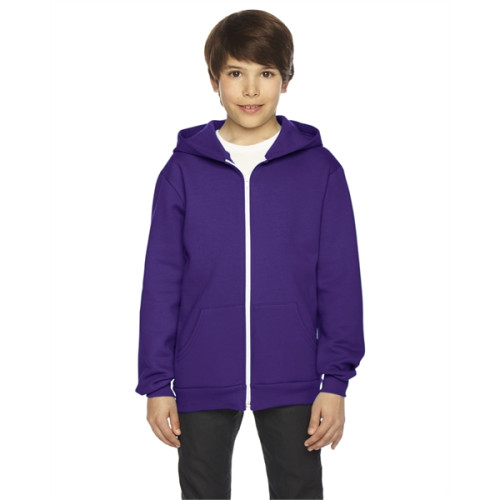 American Apparel Youth Flex Fleece Zip Hoodie