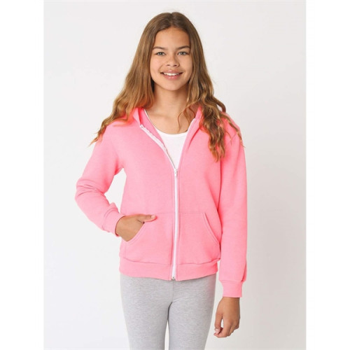 American Apparel Youth Flex Fleece Zip Hoodie