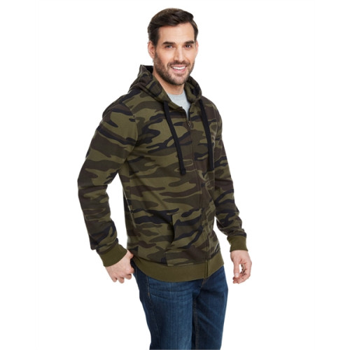 Men's French Terry Full-Zip Hooded Sweatshirt