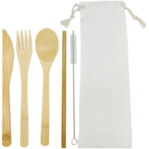 Bamboo tableware set