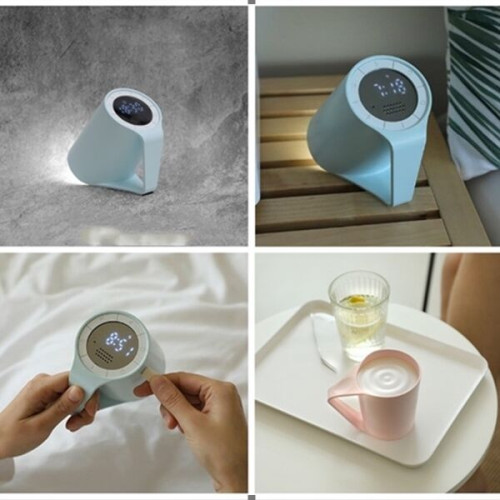 Recordable alarm clock and night light