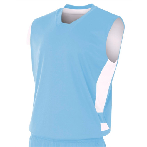A4 Adult Reversible Speedway Muscle Shirt
