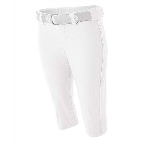 A4 Ladies' Softball Pants w/ Piping