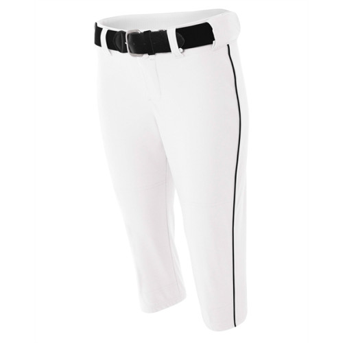 A4 Ladies' Softball Pants w/ Piping